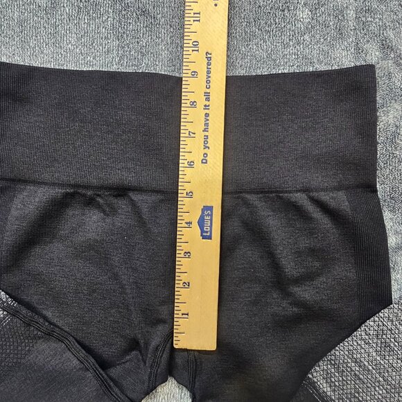 Lululemon Seamlessly Street Crop Heathered Black Leggings Mid-Rise Womens Size 6 - Picture 11 of 11